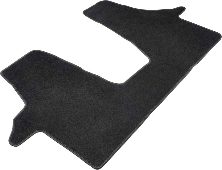 WALSER Auto Teppiche kompatibel mit VW T5 04/2003-08/2015, VW T6 04/2015-Heute, 3 Sitzer, 100% passg