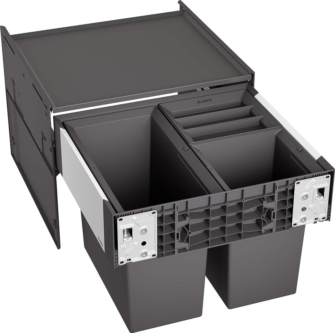 BLANCO SELECT II 50/2 | Kunststoff, Aluminium | 50er Unterschrank | Auszugssystem zur Frontanbindung