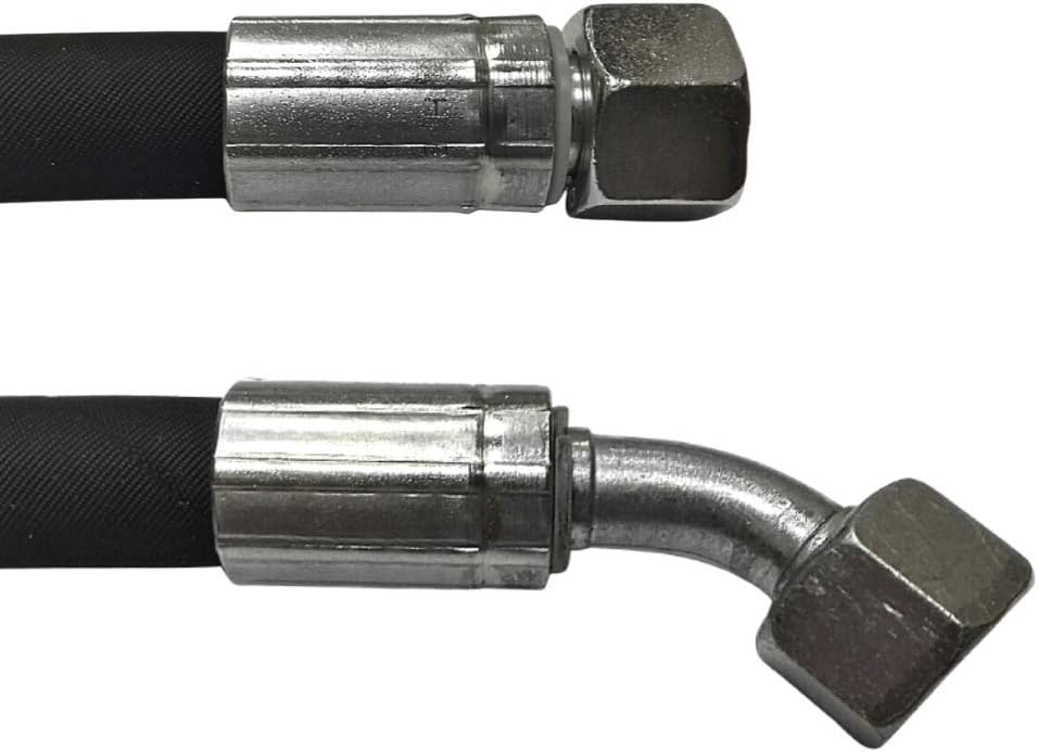 Hydraulikschlauch 12l 10000mm 2SN DN10 | Gewinde M18x1.5 | DKOL - DKOL45 | Nenndruck 330bar | Hydrau