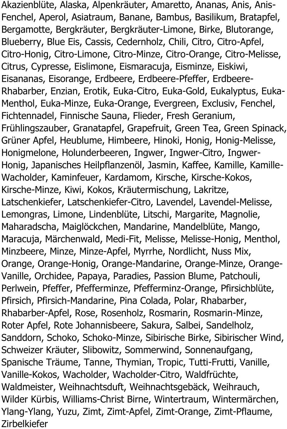 Miniatur-Set mit 24x 20 ml Flaschen von Warda Saunaduftkonzentrat Adventskalenderfüllung (24, FREIE