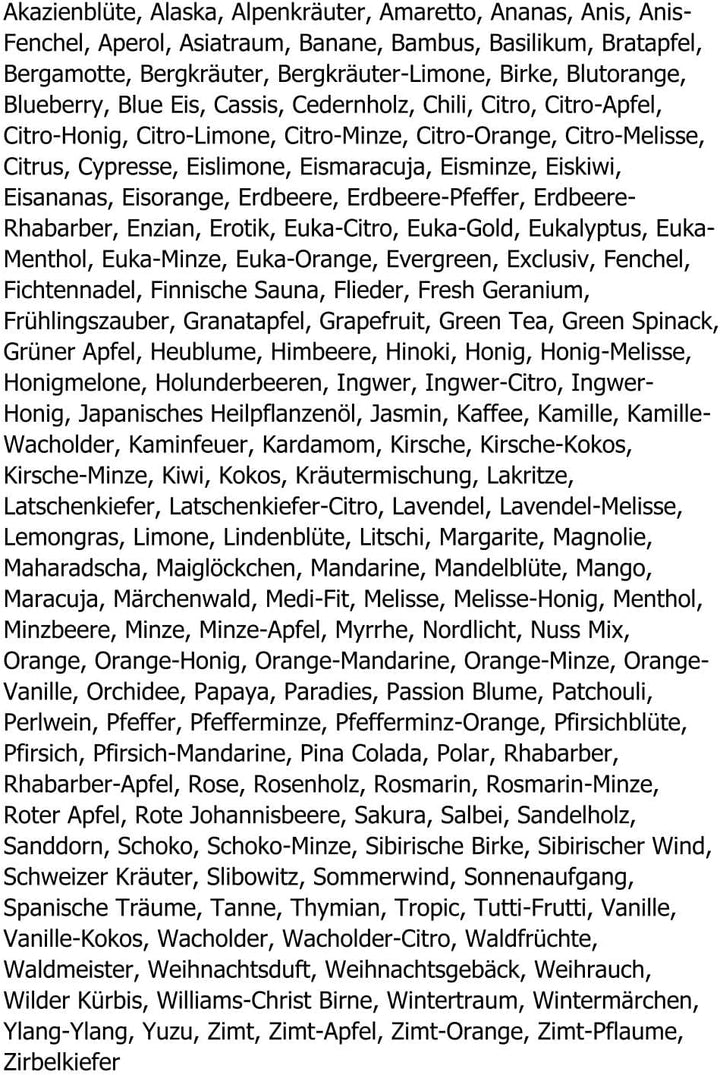 Miniatur-Set mit 24x 20 ml Flaschen von Warda Saunaduftkonzentrat Adventskalenderfüllung (24, FREIE