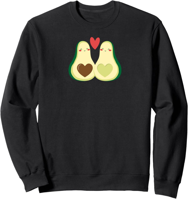 Avocado Liebe Herz Niedliche Valentinstag Geschenk Sweatshirt