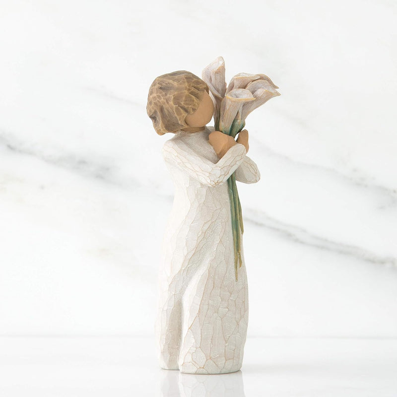 Enesco Willow Tree 26246 Figur Alles Gute, 3,8 x 3,8 x 14 cm, 5.5" Height, Natur schöne Wünsche (Bea