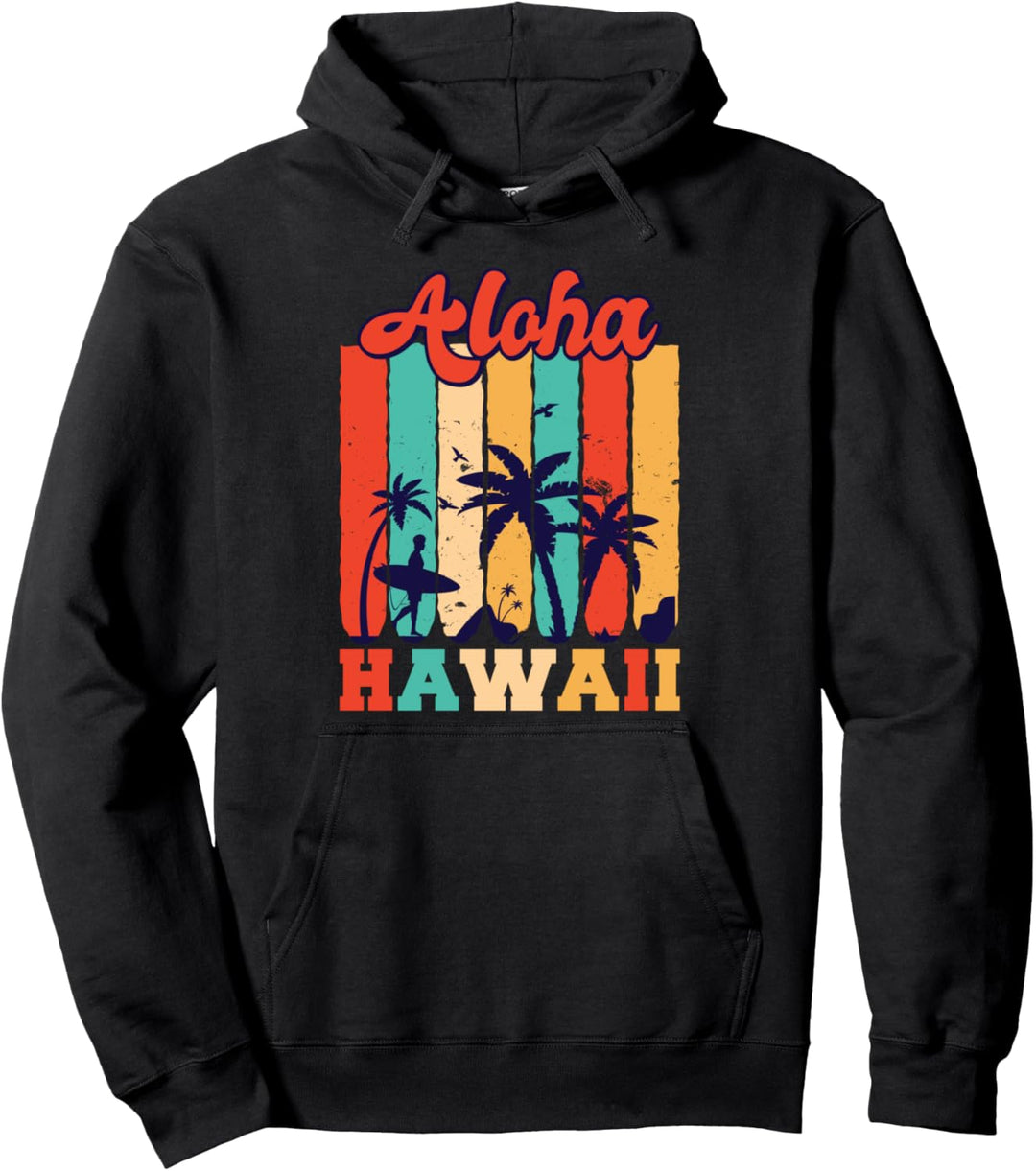 Hawaii Surfen Surfer Surf Aloha Hawaii Sommer Pullover Hoodie