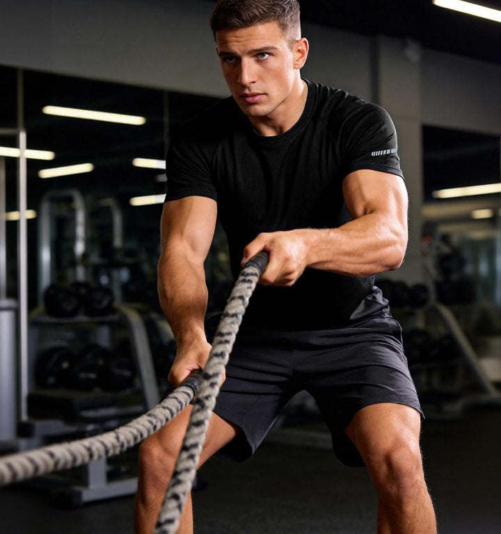 Herren Activewear T-Shirts 1/3/4/5/6er Pack | Slim Fit Sport Shirts | Atmungsaktiv, Schnelltrocknend