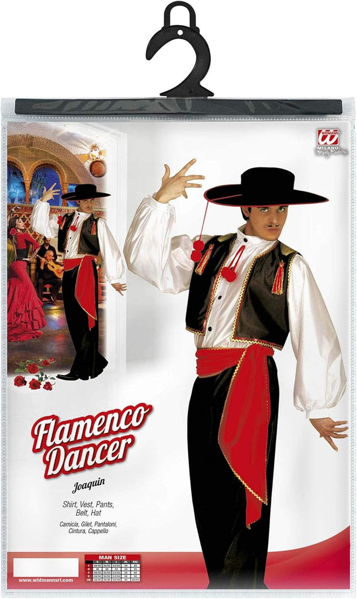 W WIDMANN MILANO Party Fashion - Kostüm Joaquin, Spanier, Flamenco-Tänzer, Stierkämpfer, Torero, Fas
