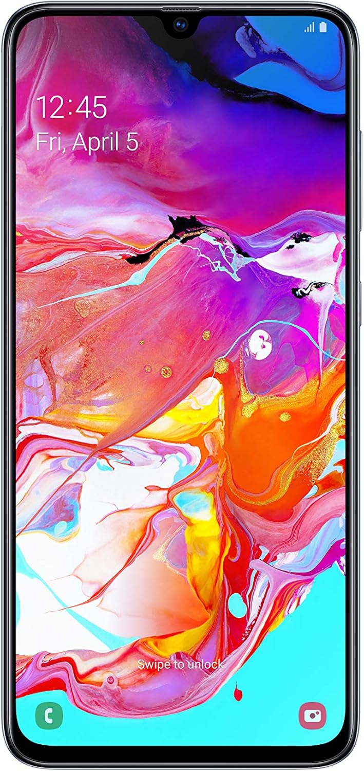 Samsung Galaxy A70 - Smartphone (17.0cm (6,7 Zoll) 128GB interner Speicher, 6GB RAM, Dual Sim, Weiss
