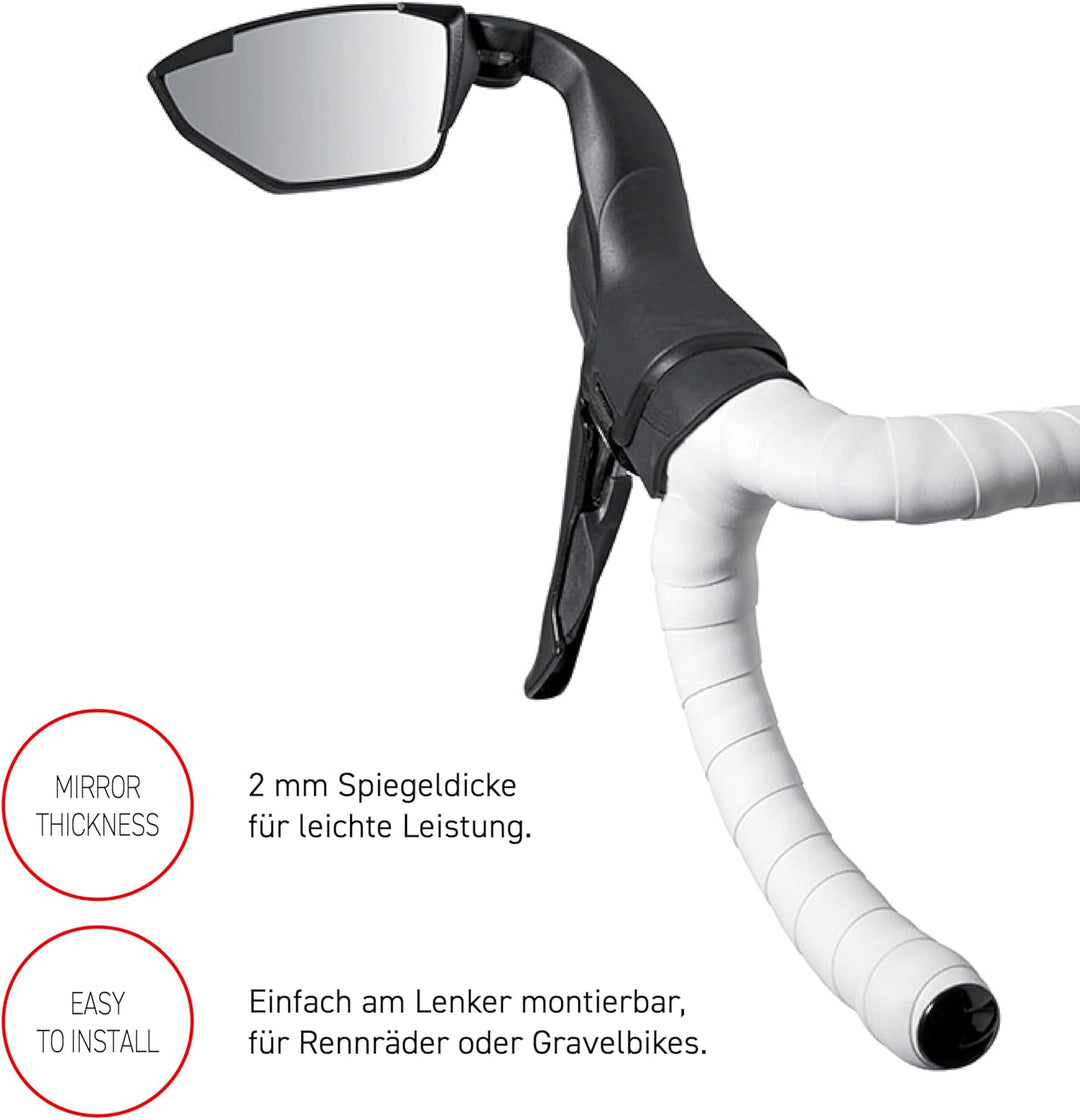 Selle Italia Eyelink Spiegel schwarz 2016 Fahrradspiegel, Schwarz