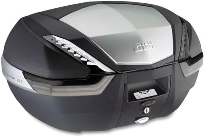 Givi V47NT Tech Monokey Topcase mit Alu Blende Volumen 47 Liter/Max Zuladung, 10kg