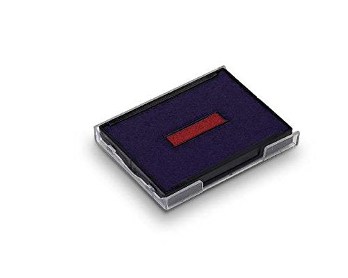 Trodat 10 Stück Kassetten Ersatz-Stempelkissen für Stempel 6/4927/2 zweifarbig blau – rot