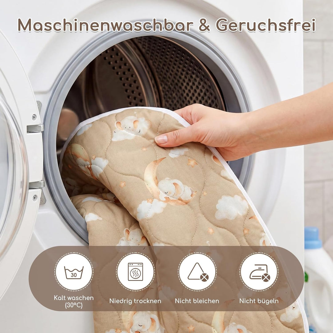 2er-Pack Bettunterlage Wasserdicht Kinder, Waschbar PIPI Unterlage Bett Kinder, Betteinlagen Inkonti