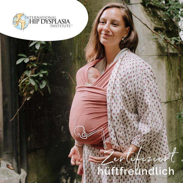 Boba Baby Tragetuch Neugeborene - Elastisches Babytragetuch und Stilltuch für Unterwegs - Einfach zu