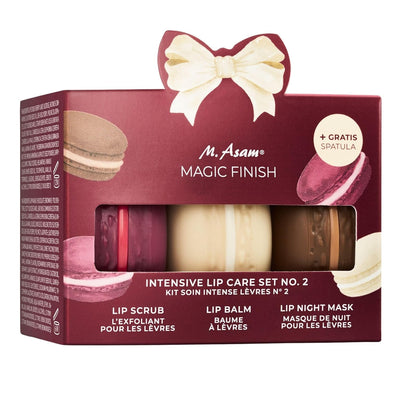 M. Asam MAGIC FINISH Intensive Lip Care Set (3 x 8,5 g), Lippenpflege Set mit Lip Scrub, Lip Balm &