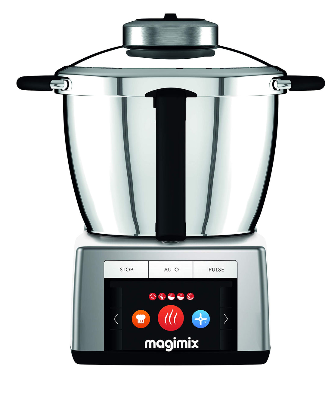 Magimix Cook Expert Küchenmaschine Chrom matt Weiss, Weiss