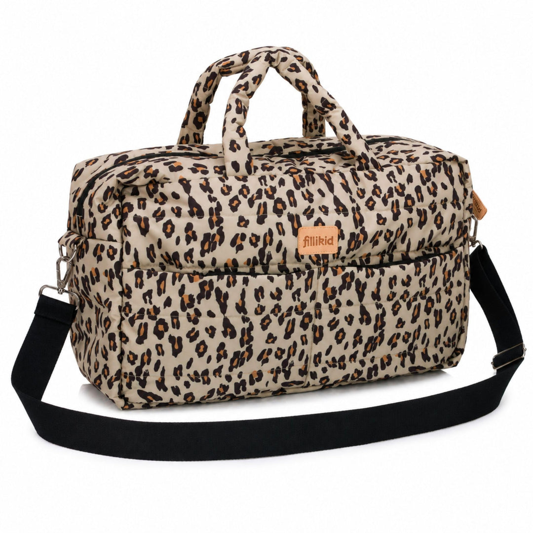 Fillikid Wickeltasche Toulouse Exklusiv | Inkl. Wickelauflage | Grosse Windeltasche mit Schultergurt