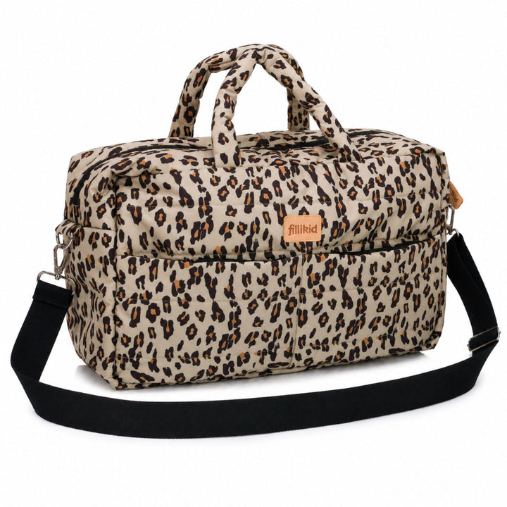 Fillikid Wickeltasche Toulouse Exklusiv | Inkl. Wickelauflage | Grosse Windeltasche mit Schultergurt