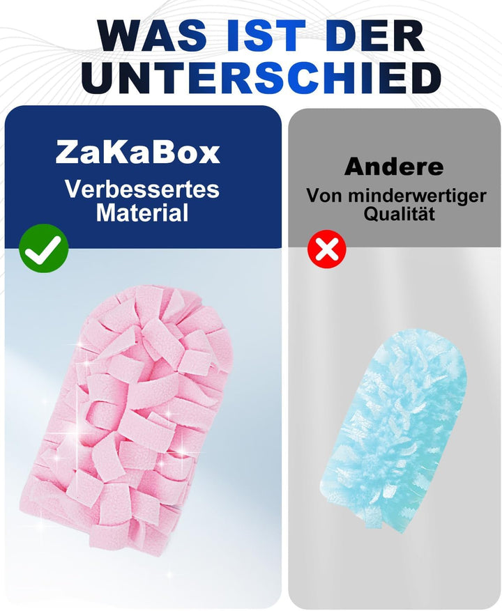8 Stück Staubwedel Nachfüllpackungen Set Kompatibel mit Swiffer Mikrofaser Staubmagnet Nachfüllpack