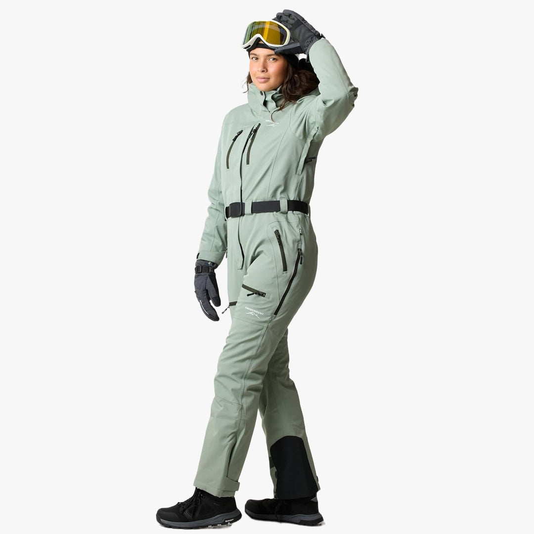 Swedemount Cervinia Skianzug für Damen 34 Seaweed Green/Dk. Olive Green, 34 Seaweed Green/Dk. Olive