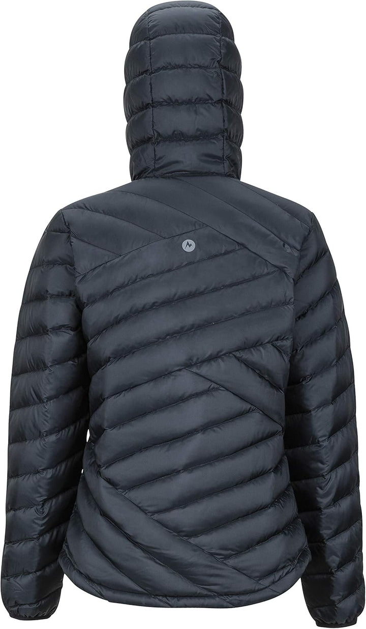 Marmot Damen Wm's Highlander Hoody New, Ultra-leichte Daunenjacke S Schwarz, S Schwarz