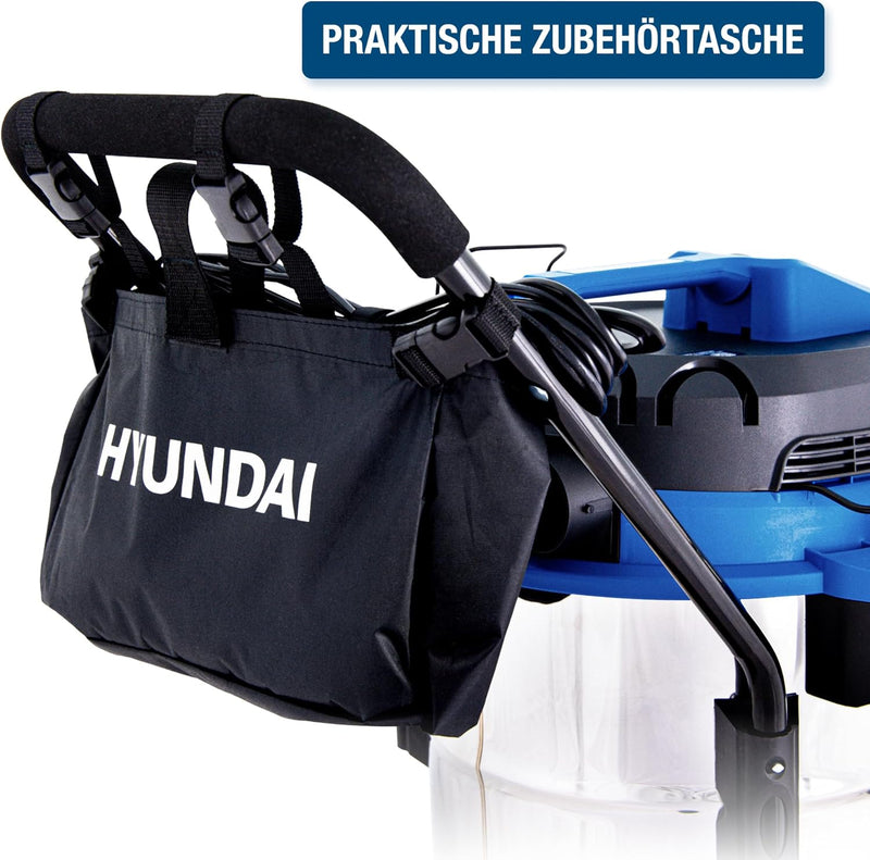 Hyundai Nass- / Trockensauger VCWD1650E, 1600 W, 50l, Edelstahltank, Gebläsefunktion (Staubsauger, W