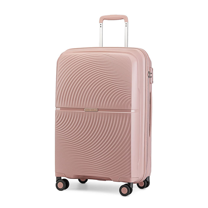 British Traveller Koffer Trolleys Hartschalenkoffer 55 * 40.5 * 22.5cm Handgepäck Koffer 100% PP Rei