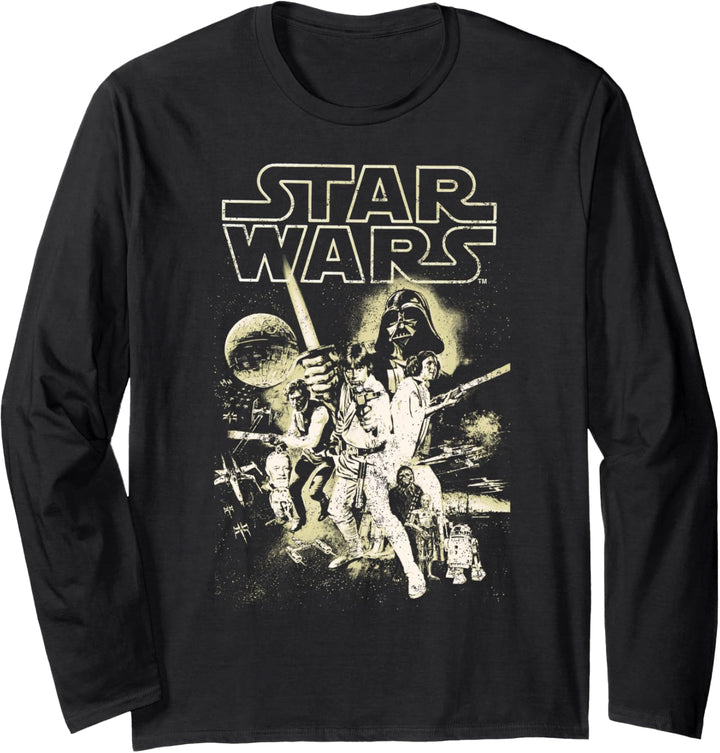 Star Wars Vintage Poster Group Langarmshirt