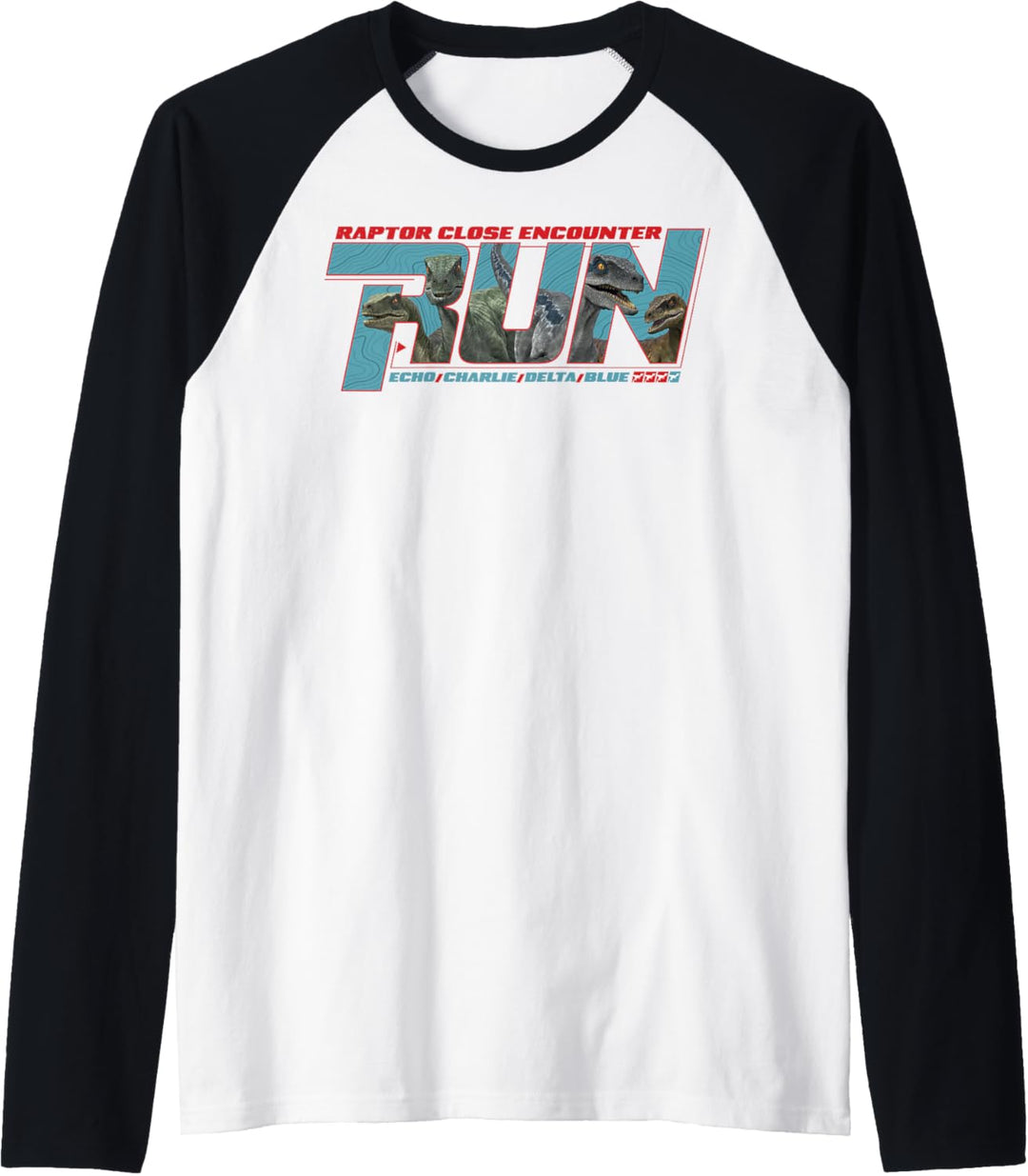 Jurassic World: Camp Cretaceous Raptor Close Encounter Raglan