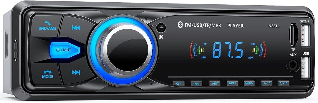 5060BT MP3-Player fürs Auto Autoradio Bluetooth Stereo mit 2 USB-Anschluss/FM/TF/MP3 Player Fernbedi