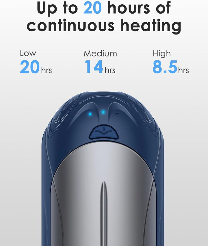 BOSONER Handwärmer Elektrisch Taschenwärmer Wiederaufladbar: 2er-Set 6000mAh Elektrischer Handwärmer