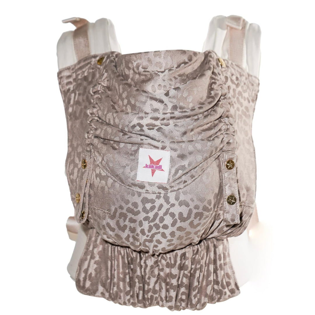 KOKADI Babytrage Flip Safari Eleni (Unisize)– Ergonomisch & sicher - handgefertigt – Ab Geburt bis 1