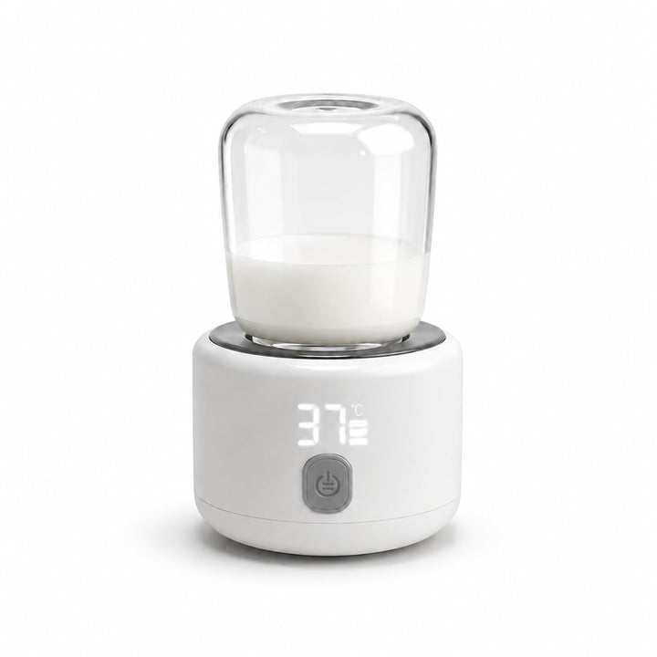Tragbarer Flaschenwärmer Baby unterwegs Akkubetriebener Milchwärmer USB C | 3-5 Min Schnellheizung,