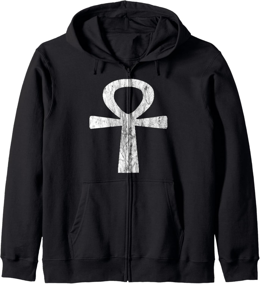 Ankh Kreuz Ägyptisches Symbol Antike Zeichen Ägypten Kapuzenjacke