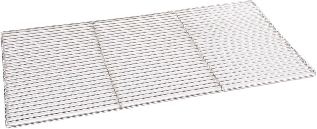 Grillrost 80 x 40 cm aus Edelstahl rostfrei und elektropoliert Grillstabdurchmesser 4 mm, Grillstaba