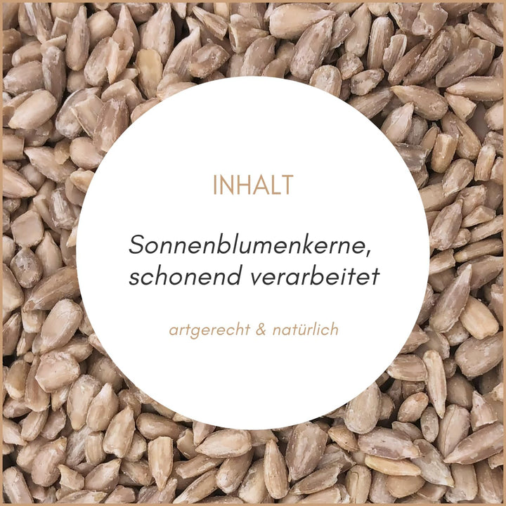 SUPRAVIT Sonnenblumenkerne Vogelfutter 25kg geschält I Frische ölhaltige Kerne aus besten Anbaugebie