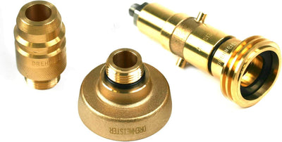 Drehmeister LPG Adapter Set M12 - extra lang - verstärkt - Tankadapter mit Etui - für Gasfahrzeuge -
