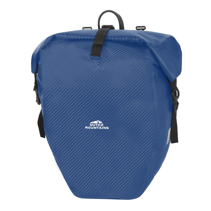Dutch Mountains Pannier - Fahrrad Gepacktrager - 100% wasserdicht (Blau, 24 ltr) Blau 24 ltr, Blau 2