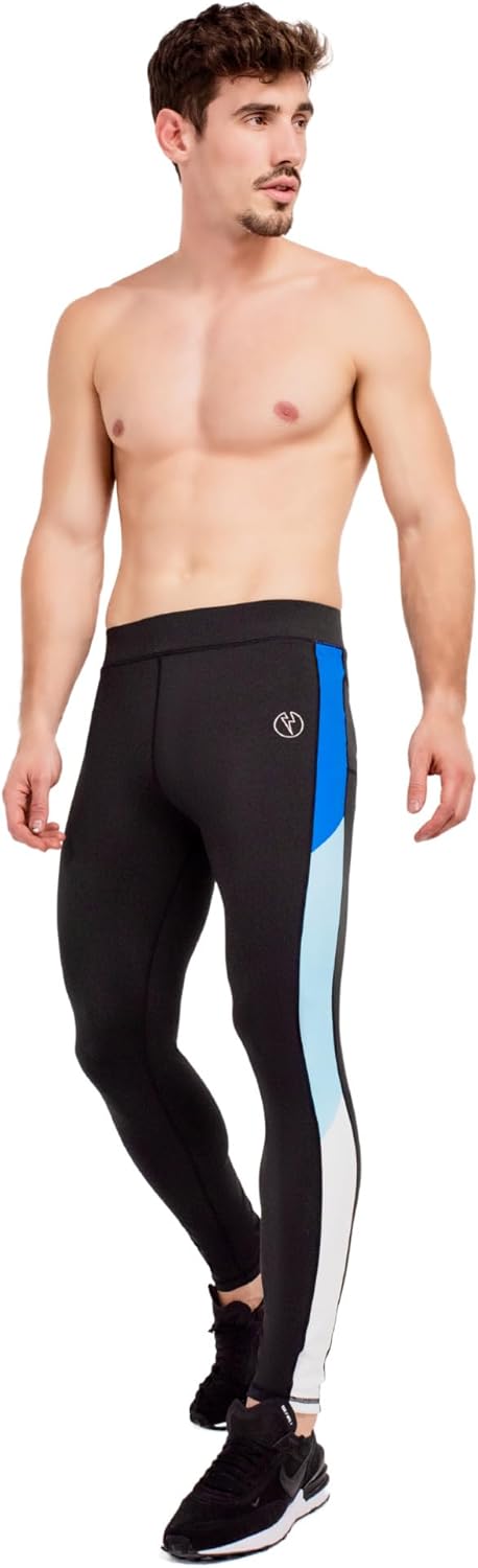 Kapow Meggings Performance PRO: Lange Sportleggings für Herren mit Kompression – Perfekt für Laufen,