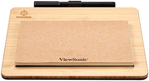 Viewsonic PF0730-I0WW (19,5 cm) (7,5 Zoll) PenDisplay Tablet zum Zeichnen und Schreiben (WoodPad, in