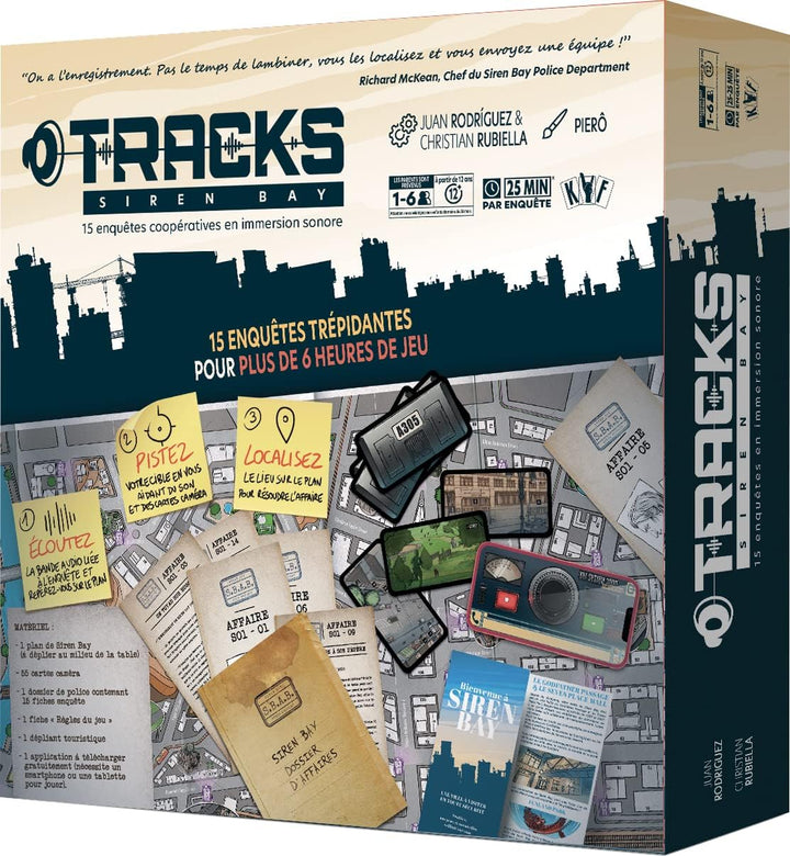 Asmodee Tracks Gesellschaftsspiel, für 1 bis 6 Spieler, ab 12 Jahren