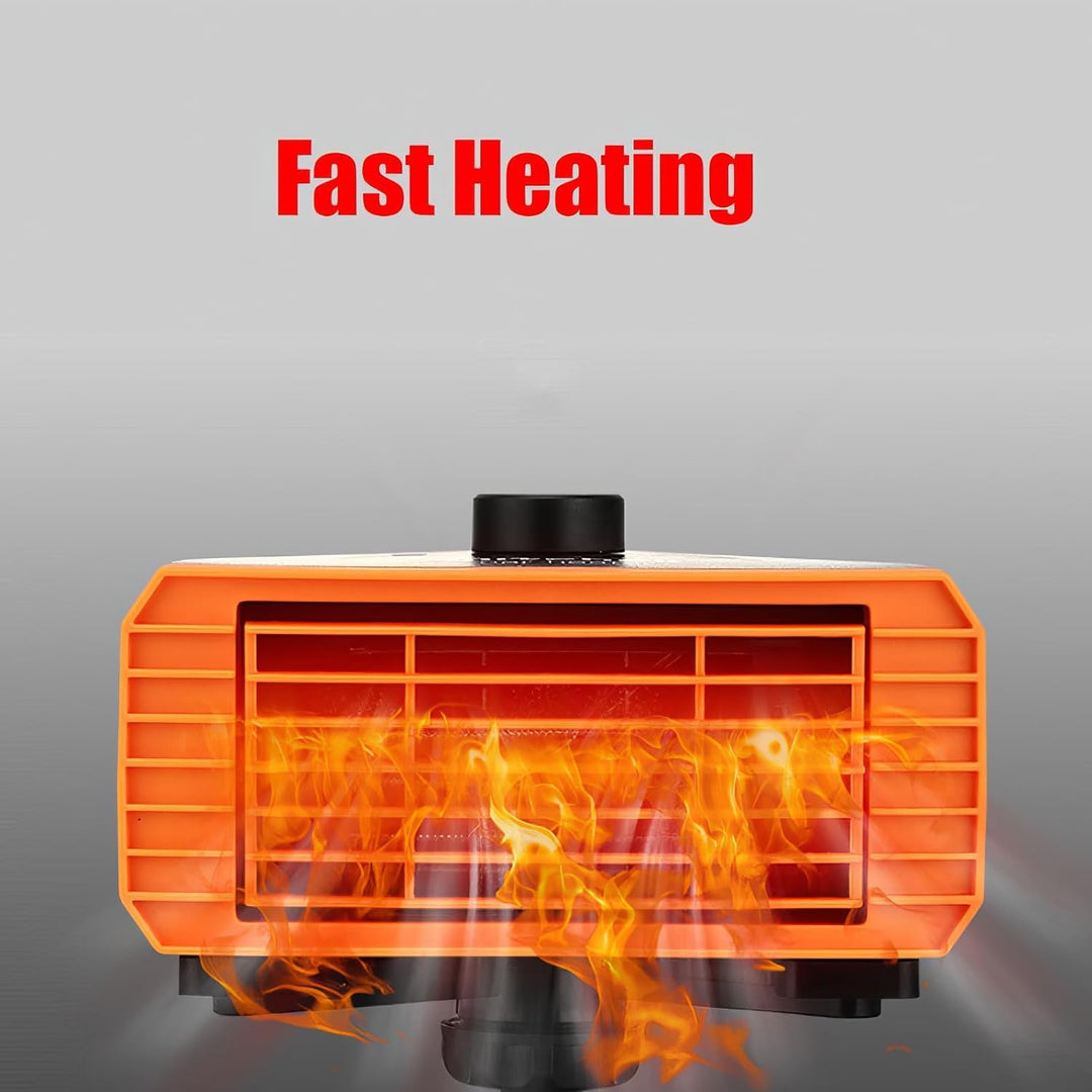 Tragbare Autoheizung, TOTMOX 12V 150W Auto Heizung, 2-IN-1 Warmer und Kalter Wind, Auto Heizlüfter F