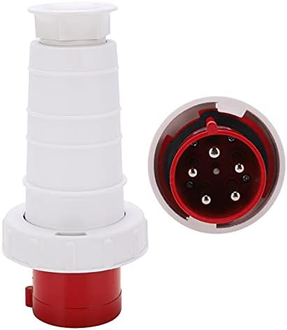 5Pin Rundstecker Industriestecker 3 Phasen 5 Drähte IP67 Wasserdichter Industriestecker 380-415V 63A