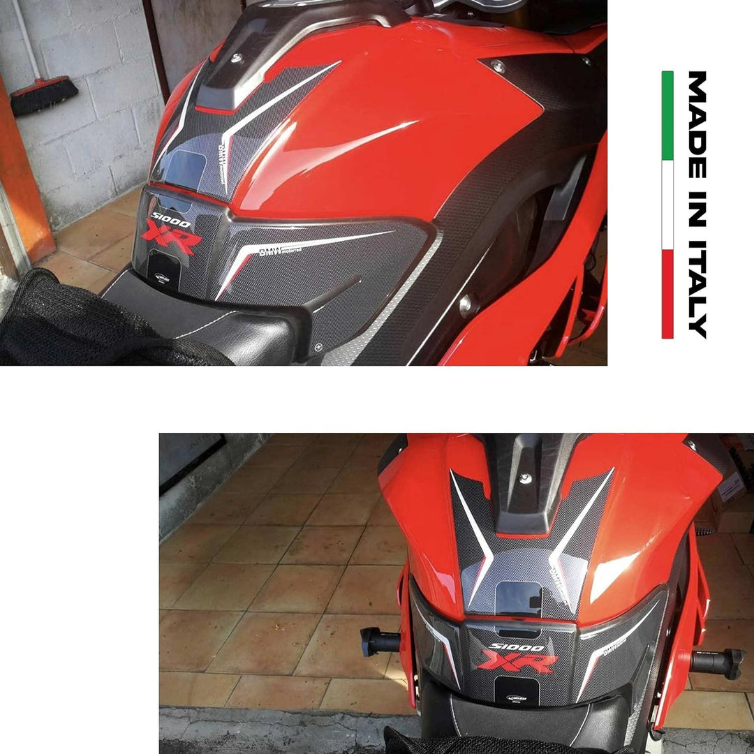 labelbike - 3D Motorrad Tankpad Aufkleber Set, Tankschutz, kompatibel mit BMW S1000XR 2015–2019 Tank