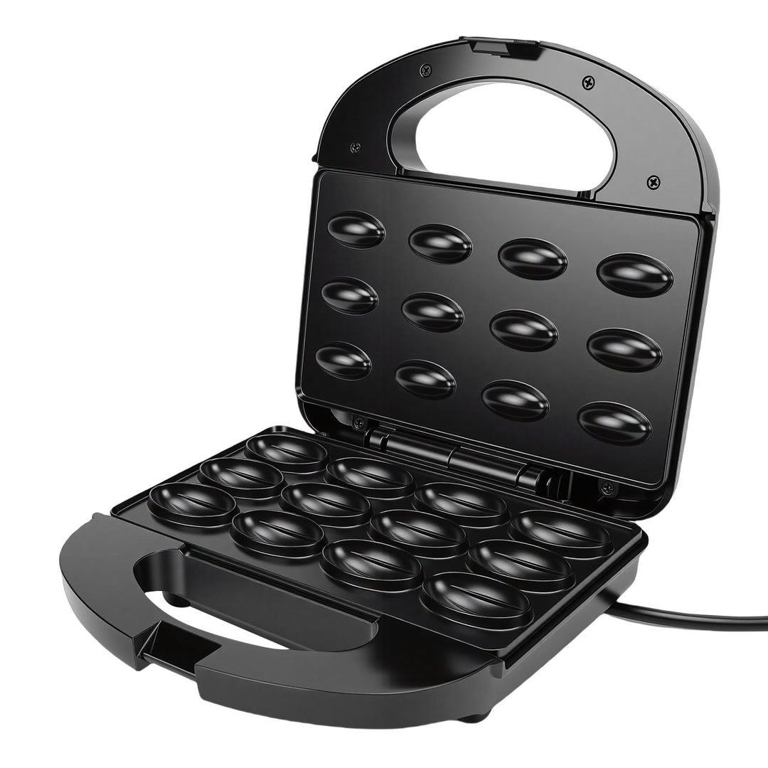 Vikye Walnuss-Keksform-Hersteller, 12 Antihaftbeschichtete Oreshki-Formenmacher, Russisch, 750 W Wal