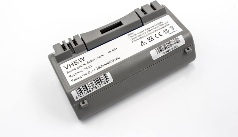 vhbw NiMH Akku 3600mAh (14.4V) kompatibel mit iRobot Scooba 330, 340, 34001, 350, 380, 385, 390, 580