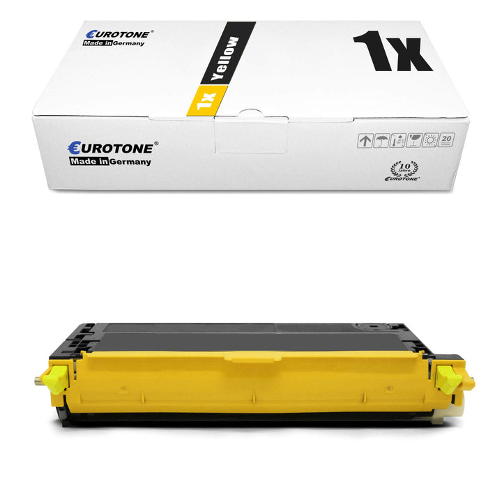 1x Müller Printware Toner für Epson Aculaser C 3800 DN N DTN ersetzt C13S051124 1x Yellow, 1x Yellow