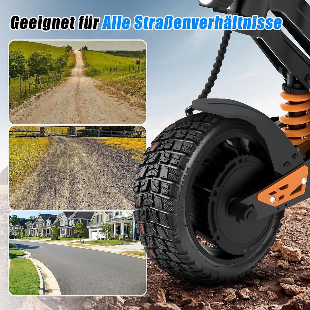 SYACHI 10 x 2,75-6,5 Reifen Schlauch für Elektroroller, E Scooter Reifen für für Speedway 5 Dualtron
