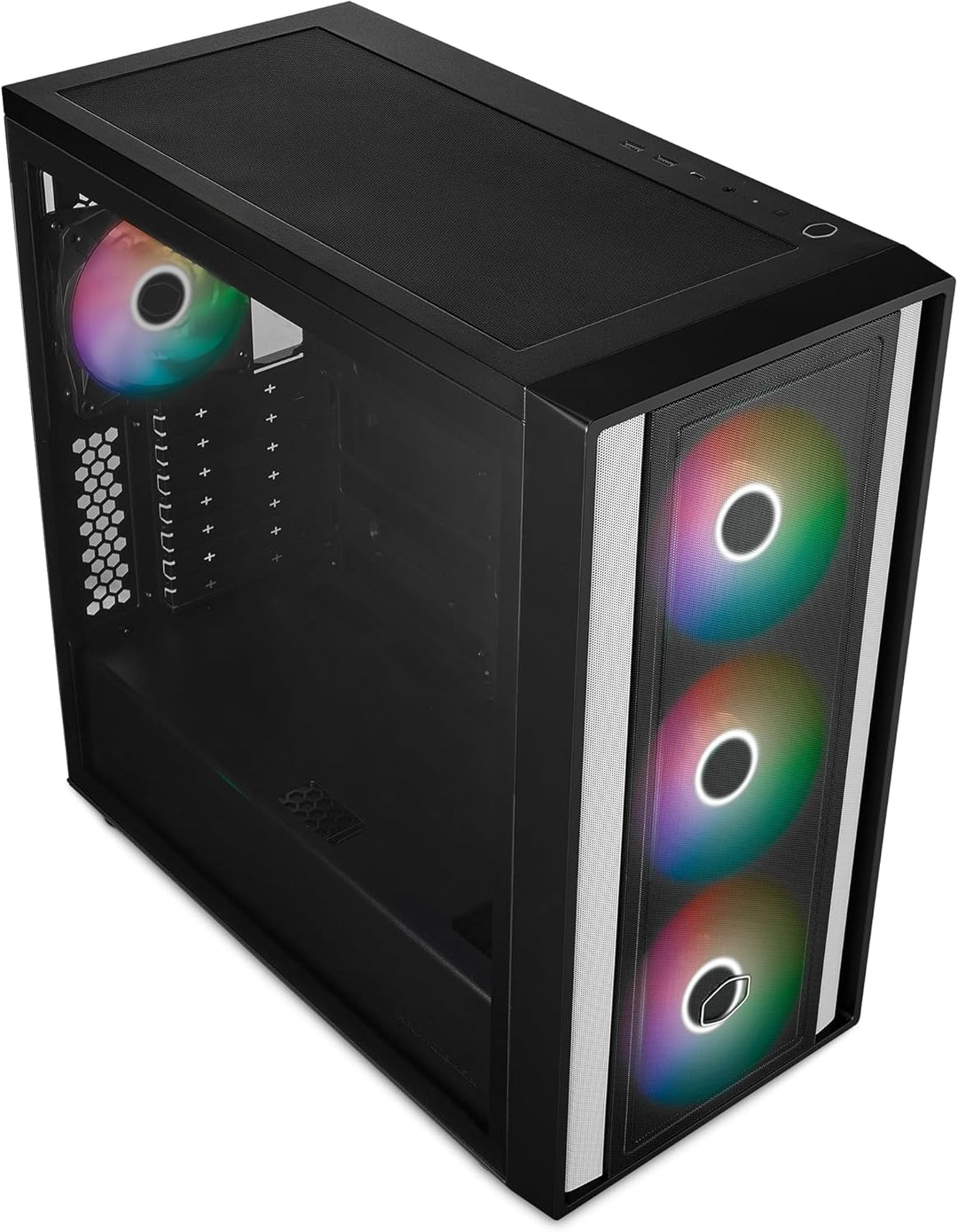Cooler Master MasterBox 600 – E-ATX-Airflow-Gehäuse Back-Connect-MB- und 420 mm Kühler-fähig, 3 x 14