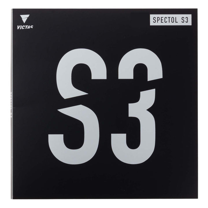 VICTAS 210030 Tischtennis Rubber Spectrum S3 SPECTOL Speed Tension Table Soft, Rot/Schwarz 2,0 mm ro
