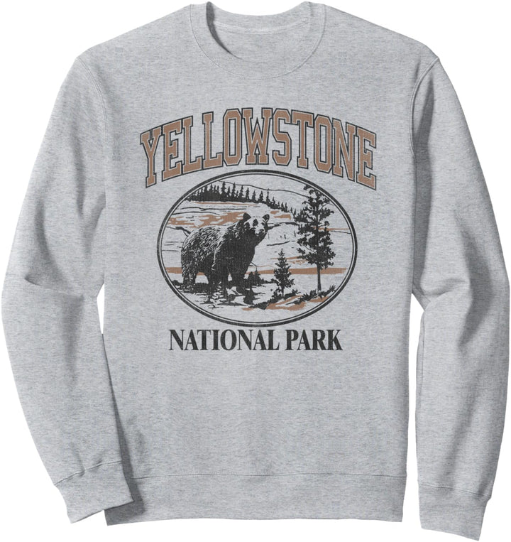 Yellowstone National Park Bear Circle Sweatshirt