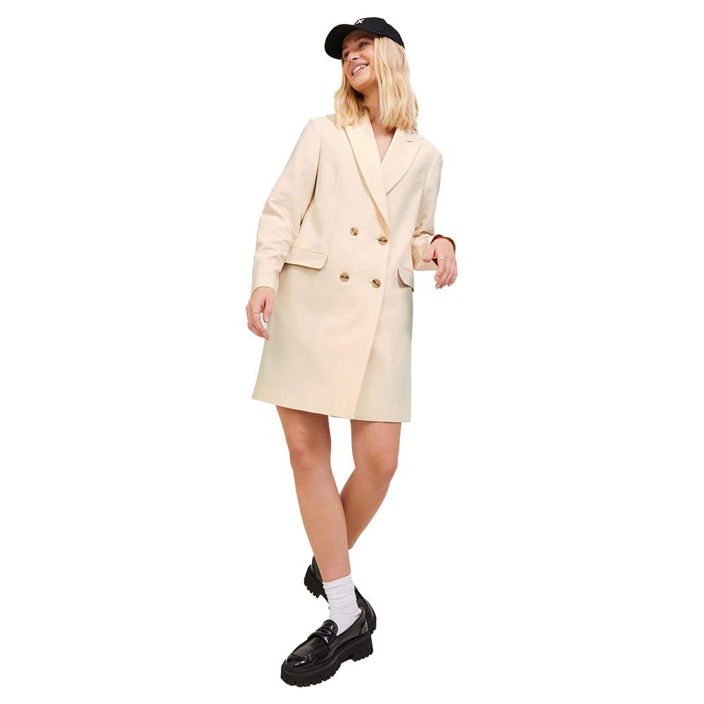 NAME IT Damen Jjxx Jxmary Blazer Dress Sn L Seedpearl, L Seedpearl